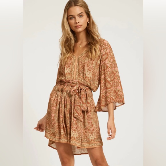 arnhem wisteria mini dress Leesbrook Mini Dress for Women, Wisteria Color, AU12/US8 Size, Polyester Fabric